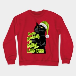 Have Yourself a Merry Little Crisis - Christmas Sweater Crewneck Sweatshirt